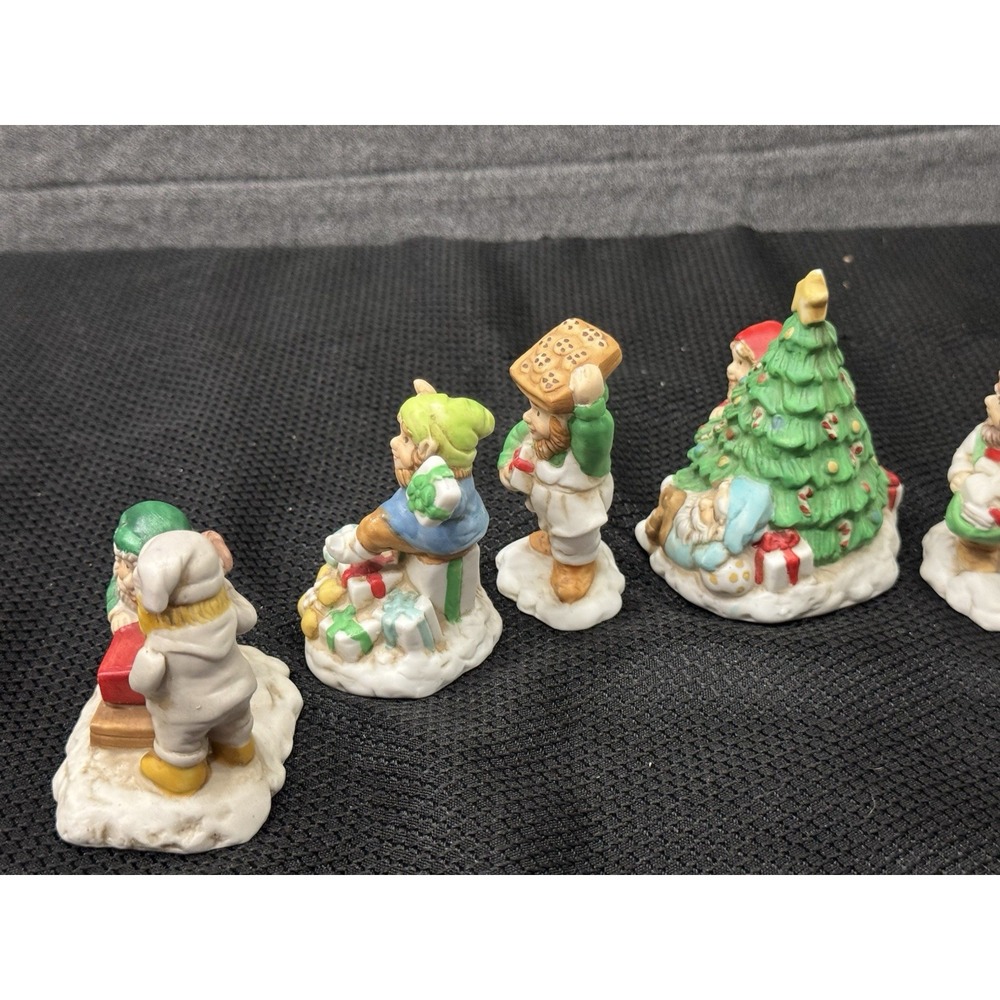 Vintage Miniature Christmas Figurines, (Lot‎ Of 7) Mercuries USA, 1991. - Picture 13 of 16